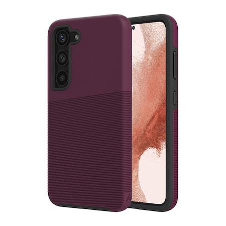 Axessorize PROTech Plus Case for Samsung Galaxy S23, Sangria SAMR3002